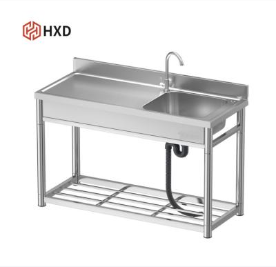 China energy & Mining Fabricate 201 304 Stainless Steel Sink Custom Kitchen Cater Equipment Wash Sink for sale