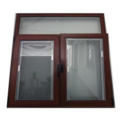 China High Quality Aluminum Swing Frame Inverted Tempered Glass Windows For Hospital for sale