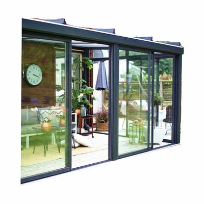 China Garden House Modern Conservative Building Glass Sunroom For Aluminum Sunroom for sale