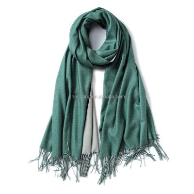 China Polyester Logo Pashmina Scarf Cashmere Women Custom Made Fashionable for sale