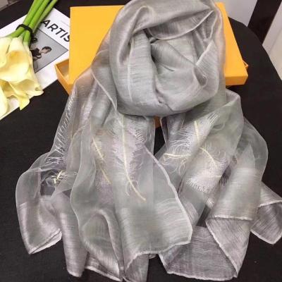 China Long Chinese silk jacquard scarf for sale