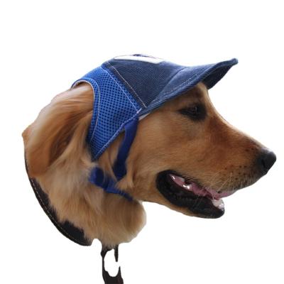 China Viable Wholesale Custom Logo New Summer Pet Dog Visor Hats Pet Hat Baseball Caps Pet Baseball Caps for sale