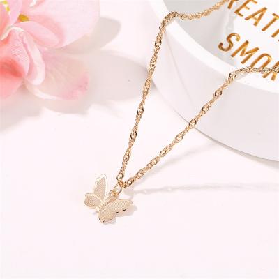 China Mia CLASSIC 2021 Best Fashion Gold Butterfly Necklace Designer High Quality Selling Custom Necklaces for sale