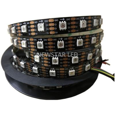 China Hot Selling IP 65 RGB LED Strip 5050 5V USB Controller LED Light Build Remote Strip APA107 Studio Screen Animation Light Effect For Computer Table Decoration 30leds for sale