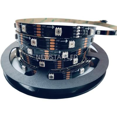 China 30leds 16bit HD108 Studio Screen Animation Light Effect Flexible Strip Building Magic Color 65536 LED Gray for sale