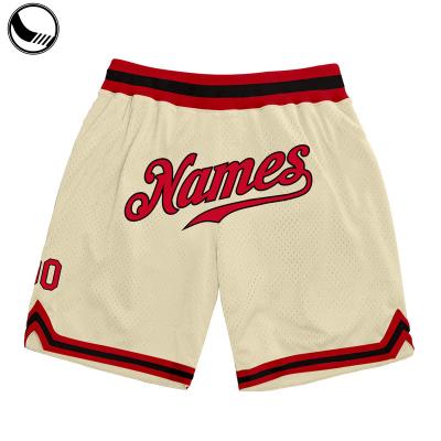 China Antibacterial men's retro varsity lakers short bulls shine logo corduroy oversized loose girls unc throwback reversible basketball shorts for sale