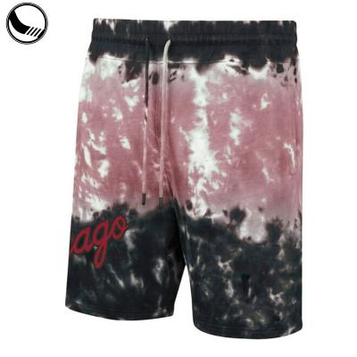 China USA Antibacterial Floral Silk Airplane Jogger Mesh Polyester Breathable Men All Over Design Printing Double Design Your Own Basketball Shorts for sale