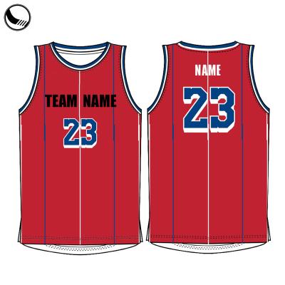 China Reversible Breathable Color Combination Basketball Tank Top Uniform for sale