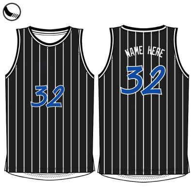 China Basketball Tank Top Design Breathable Sublimated Color Uniform Blue for sale