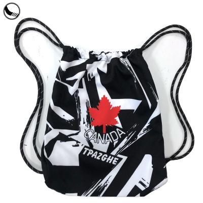 China Custom logo printing sports backpack string bag drawstring gym bag anti-theft bag for sale