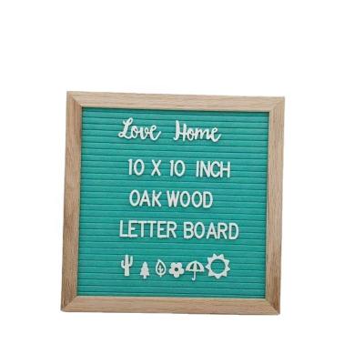 China Handmade Felt Europe Favor Price Letter Message Board Polychromatic 10 Inches for sale