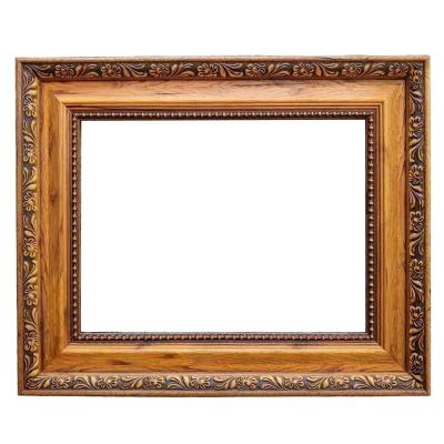 China Solid Wood Popular Products Customized Vintage Oil Painting Wood Material Frame for sale