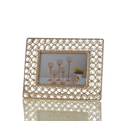 China Iron Crystal Digital Photo Frames from Crystal Factory Wholesale Cheap Electroplated for sale