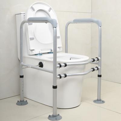 China Modern Adjustable Powder-Coated Steel-welded Textured Shower Commode Chair Safety Grips for sale