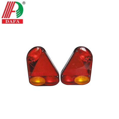 China PMMA+ABS EMARK EURO STYLE TAIL LAMP AUTOMOTIVE TRAILER AND TRUCK REAR TAIL LIGHT LIGHT WITH BICYCLE REAR REFLECTOR for sale