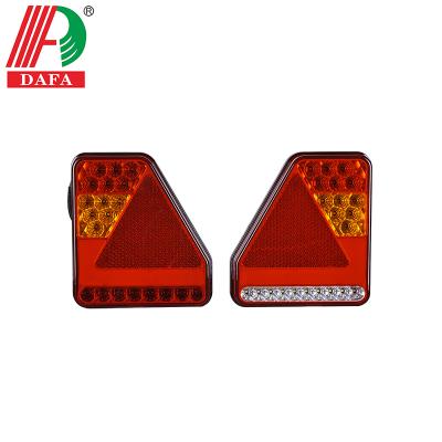 China E4-APPROVAL GLO-TRAC 5 WORKS LED TAIL LIGHT 208x188x40mm for sale