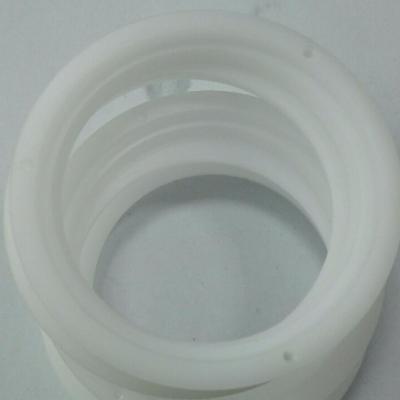 China Factory supply high quality cnc plastics aluminum machining parts white delrin rings for sale