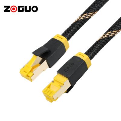 China Bandwidth up to Zoguo 2000MHz Premium High Quality PVC Material Jacket Cat8 Multifunctional Network Cable for sale