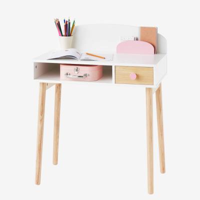 China Wholesale Modern Nordic Simple Wooden Writing Children Learning Table Study Desk For Kid Children for sale