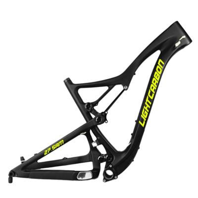 China Mountain Bikes Carbon 27.5 All Mountain Type Full Suspension mtb Frame With 150mm Travel For Enduro for sale