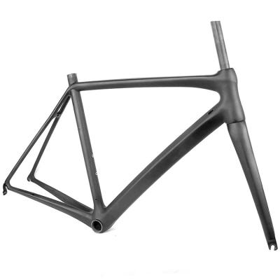 China The Road Goes Cycling Sale! LightCarbon 700C Carbon Frame Road Bicycle China Frame Carbon Road Bike For Rim Brake LCR001-V for sale