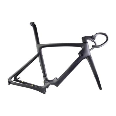 China Road Bikes Full Carbon Road Disc Ebike Frameset With Flat Mount Brake LCE21 for sale