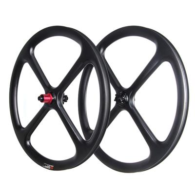 China Mountain bike wholesale prices! Carbon Bike Spoke Wheels 4-Spoke MTB Wheelset For 650B/27.5 Inch Mountain Bikes And E-Bikes for sale