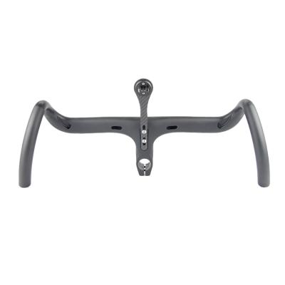 China Road Bikes Full Road Integrated Carbon Bicycle Handlebar For Gravel HBR08 for sale