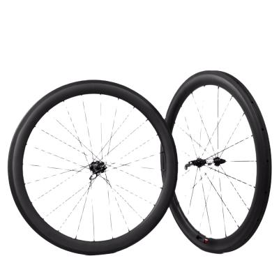 China Road Bikes Tubular Wheel 350S-550T LIGHTCARBON High End Carbon Road Wheels Tubular With 350 Hubs 700c Wheels Profile 55mm for sale