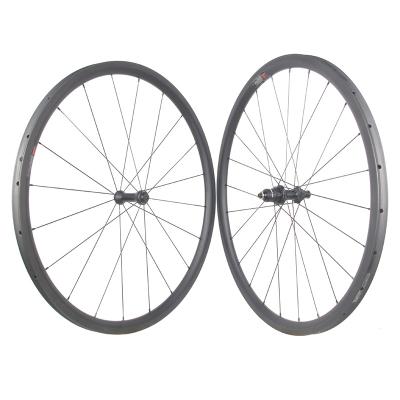 China Road Bikes Bicycle Carbon Fiber Wheel Lightcarbon 700C Road Bike Disc Wheelset With DT240 Center Lock Hubs And Sapim Spokeer for sale