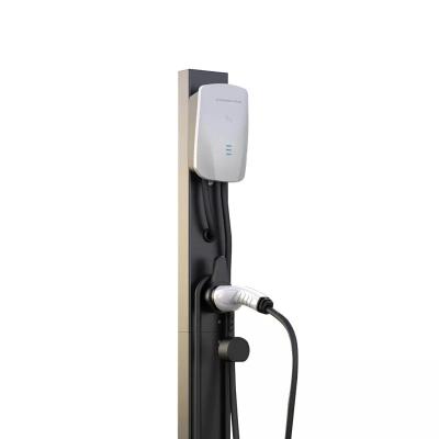 China Single phrase type 2 22kw 7kw 32A EV charger  for electric vehicles AC wall box station with CE control EVCOME for sale