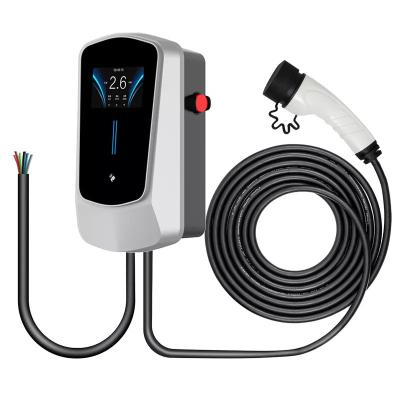 China wallbox Mode 3 22KW  3 Phase 220v EV Charger Level 2 Electric Car Charging Station level 2 ev charger EVCOME for sale