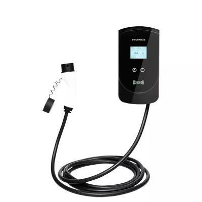 China Smart simple style Type 2 11KW 22KW 16A 32A 230v Wallbox EV Charger for home And Outdoor Use  EV Charging Station 220v ev charger for sale