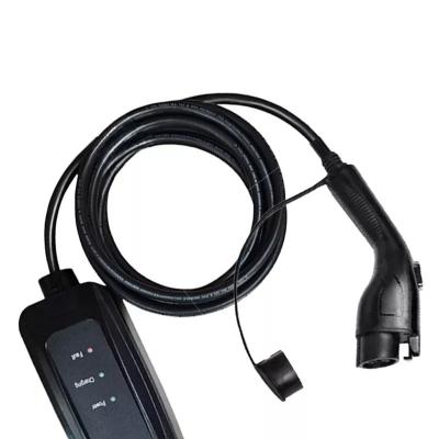 China Level 1 EV Charger 15A 110V Portable  Charger 20ft NEMA 5-15 EV Charging Cable Compatible for All  Cars with EV connector Connector: 240mm*51mm*98mm Control box: 225mm*7 for sale