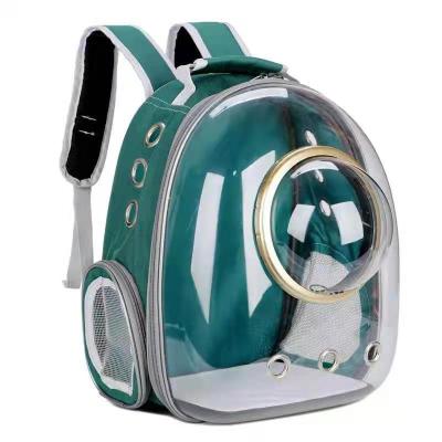 China Good Breathable Cat And Reputation Pet Puppies Backpack Convenient Outing Bag And Breathable Space Capsule Bag for sale