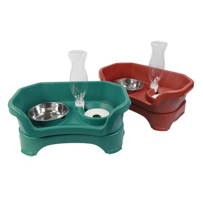 China High quality materials stocked feeding bowl replenishing bowl pet feeder for hygienic and portable cleaning for sale