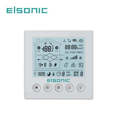 China TVOC Digital Acrylic Indoor CO2 Fresh Air Controller Can App for sale