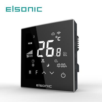 China Water heating boiler thermostat/Digital LCD touch screen temperature heating electric system/boiler bacnet heating boiler thermostat for sale