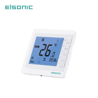 China FCU/Central air conditioning lcd room security wireless home thermostat smart home zigbee remote control thermostat for sale