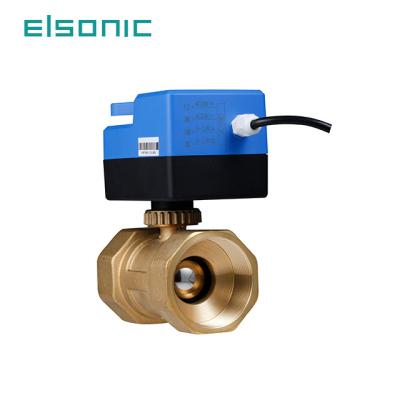 China General 220V DN25 Electric Motorized To DN50 3 Way Ball Valve for sale