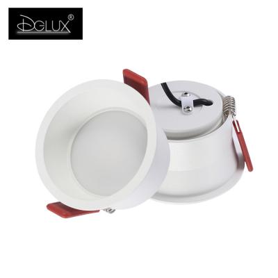 China Aluminum Body/Aluminum Ceiling LED Anti-Glare Downlight/Mini Housing DGLUX Home Hotel Shine White SMD 5w 7w 12w 20w for sale