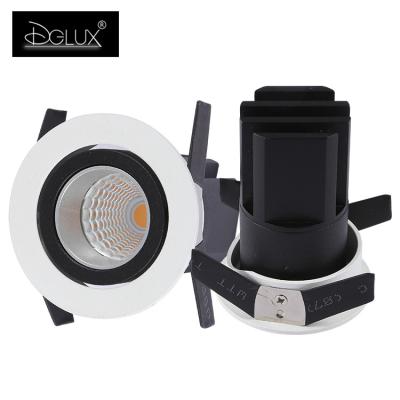 China Dimmable Function/Anti-Glare/Cheap Price Easy Installation Dglux Supplier Recessed Fixtures 12w Led Downlight 5w 7w 9w Outdoor Mounted Spot Light for sale