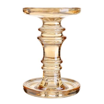 China Home Decoration Diamond Star Candle Holder With Dome Cloche Clear Glass Jar For Table Decoration for sale