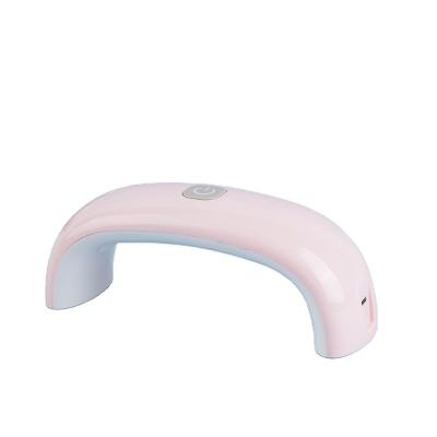 China 24w Rechargeable Portable Metal Nail Dryer Nail Lamp UV Led Treatment Led Gel Light for sale