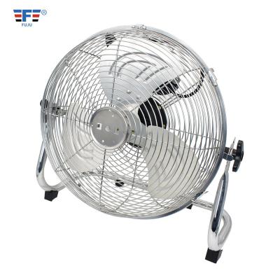 Chine 130 Degree 12 Inch 3 Speed ​​Adjustable Single Deluxe Heavy Duty Metal High Speed ​​Control Industrial Floor Fans à vendre