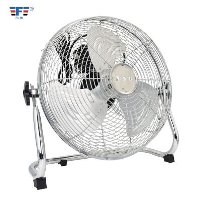 Chine 130 Degree Adjustable Control OEM Coil Copper Motor Commerical High Power Metal Electric Blades 16 Inch Speed ​​Floor Height Fan à vendre