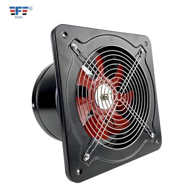 China Hotels 200mm 250mm Commercial Kitchen Bathroom Ceiling Black 300mm Low Noise Ventilating Exhaust Fan for sale