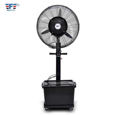 China Hotel 26 Rack 30 Inch Wholesale Electric Outdoor Water Jet Factory Air Cooling Industrial Mist Fan à venda