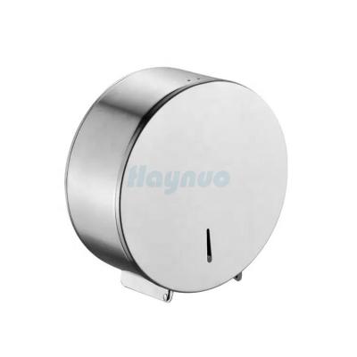 China Modern Large Roll Tissue Modern Stainless Steel Haynuo Dispenser Bathroom Public Toilet Paper Roll Wall Mounted Paper Holder for sale