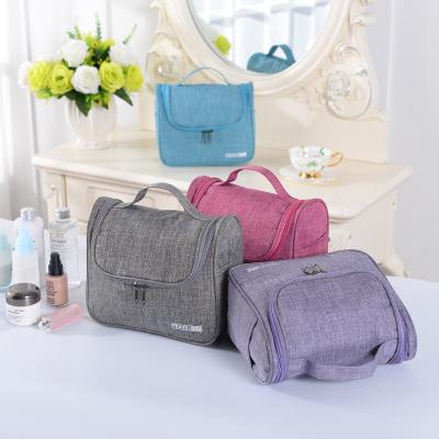 China Fashion Travel Toiletry Bag Hook Makeup Bag Large Capacity Storage Bag Portable Single Pocket Wash for sale